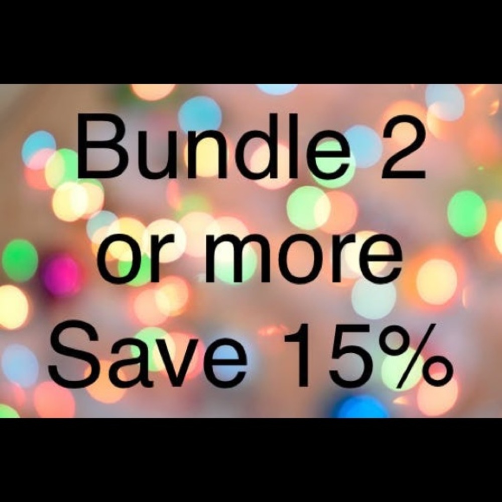 Bundle save money!